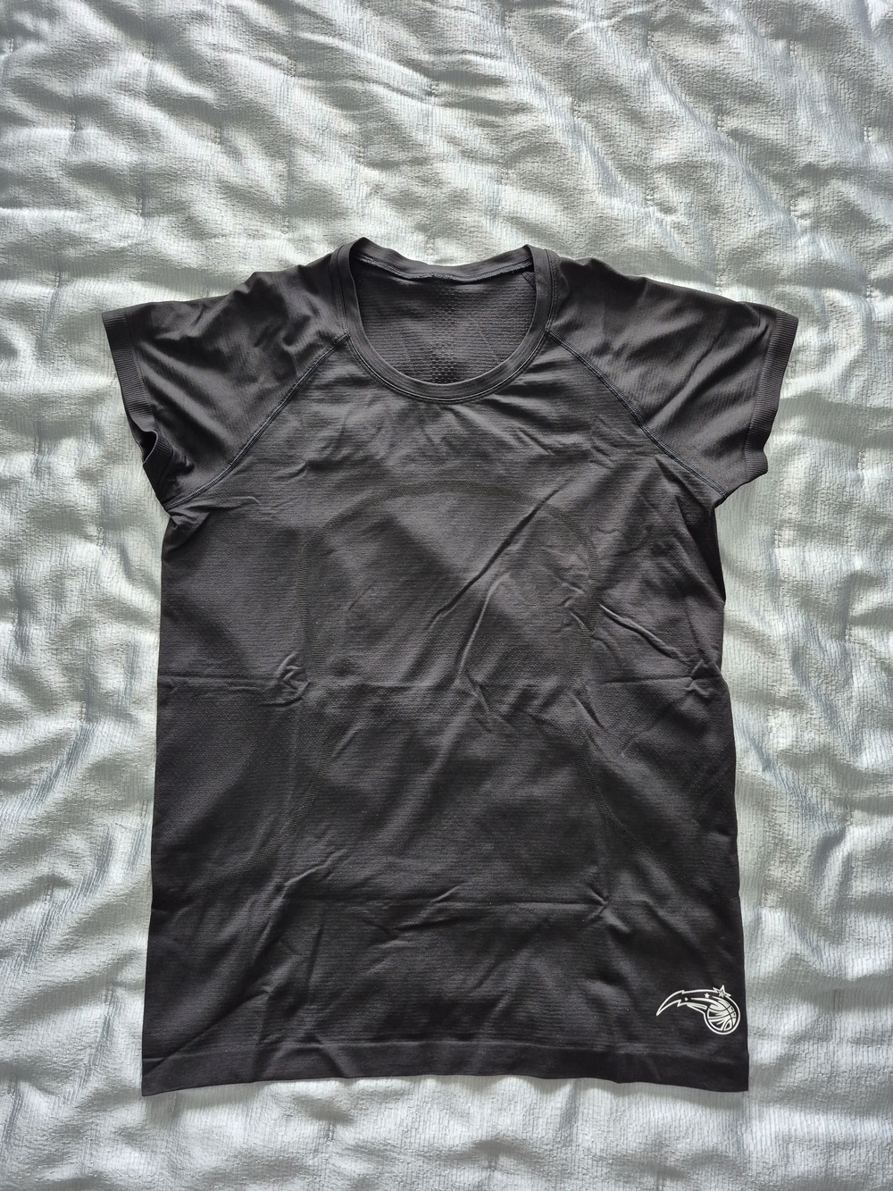 lululemon athletica Black Short Sleeve Tee with Orlando Magic Logi
